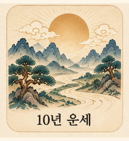 10년 운세 — 내 사주 가이드북